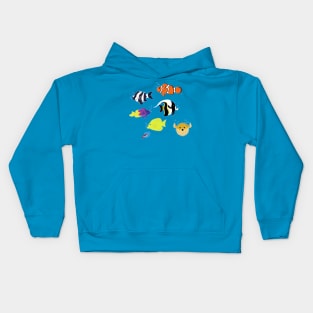 Clownfish and Friends Kids Hoodie